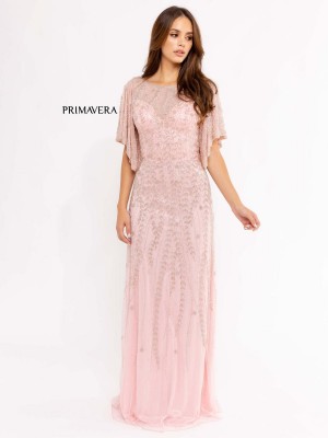 Primavera 13101 Beaded Flutter Sleeve Mothers Gown