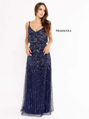 Primavera 13104 Sequin Blouson Mother of the Bride Dress