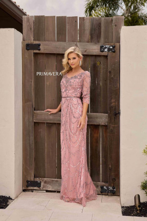 Primavera 13156 Beautiful Beaded Mother of Bride Gown