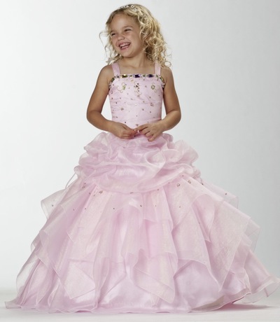 Tiffany Princess Girls Organza Ruffle Pageant Dress 13241: French Novelty
