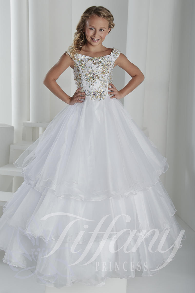 Little Girl Pageant Dresses Gold