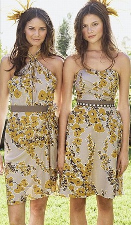 Watters Floral Print Bridesmaid Dress 1346