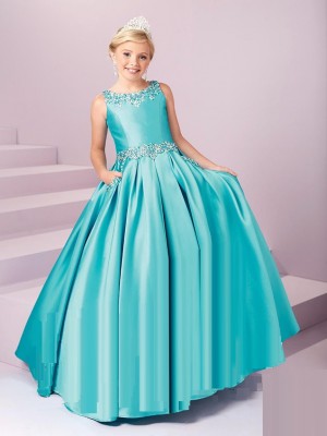 Tiffany Princess 13485 Girls Pageant Dress with Pockets