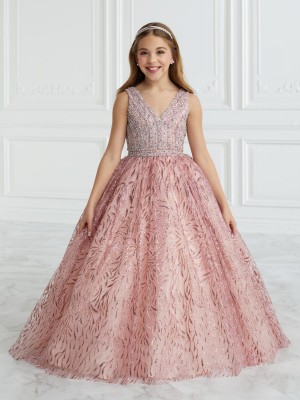 Tiffany Princess by Christina Wu 13681 Girls Beaded Ball Gown
