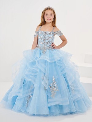 Tiffany Princess by Christina Wu 13698 Girls Ruffle Gown