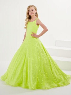 Tiffany Princess 13707 Girls Sequin Pageant Gown