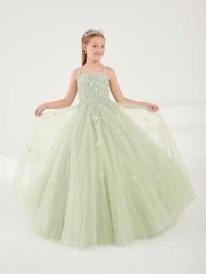 Tiffany Princess 13749 Girls 3D Lace Ball Gown