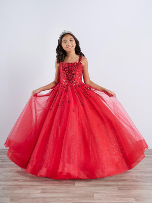 Tiffany Princess 13796 Girls Sparkling Sequin Ball Gown