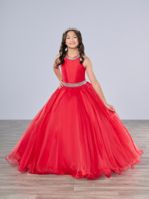 Tiffany Princess 13801 Girls Jewel Beaded Ball Gown