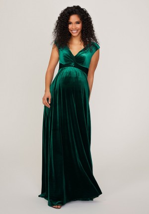 Morilee 14102 Luxe Velvet Maternity Bridesmaid Dress