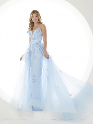 Panoply 14112 Romantic Gown with Overskirt