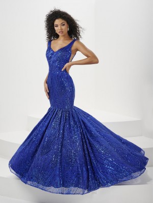 Panoply 14180 Fireworks Sequin Mermaid Dress