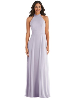 After Six 1545 High Neck Halter Bridesmaid Dress