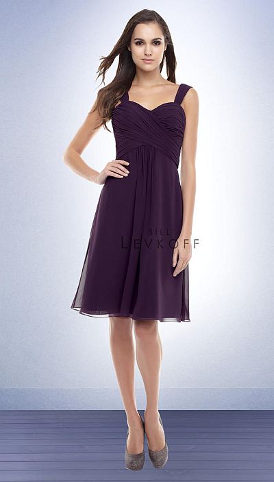 bill levkoff short bridesmaid dresses