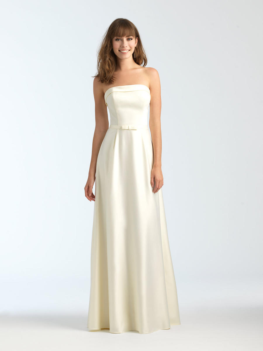 satin crepe wedding dress