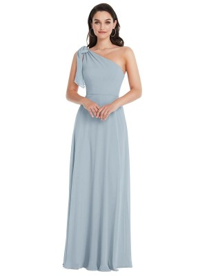 After Six 1561 Bow One Shoulder Bridesmaid Dress