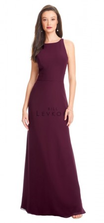 Bill Levkoff 1563 Keyhole Back Bridesmaid Dress