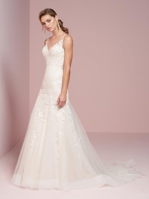 Christina Wu Brides 15727 Beaded Lace Wedding Gown