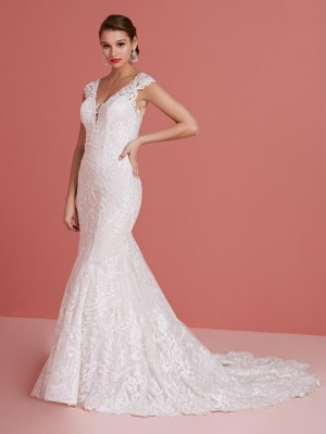 Christina Wu Brides 15763 Lace Mermaid Wedding Gown