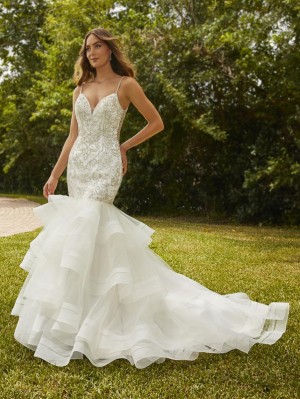 Christina Wu 15806 Ruffle Mermaid Wedding Dress