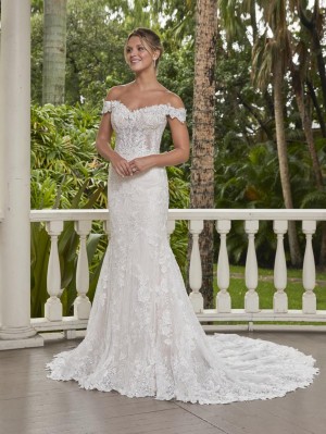 Christina Wu Brides 15813 Off Shoulder Wedding Gown