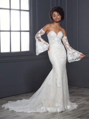 Christina Wu 15819 Bridal Gown with Separate Sleeves