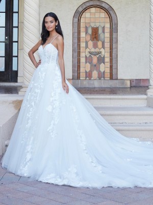 Christina Wu Brides 15831 Glamorous Beaded Lace Gown