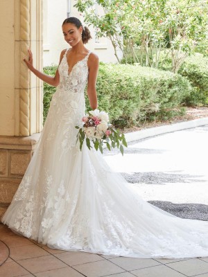 Christina Wu Brides 15832 Illusion 3D Lace Wedding Gown