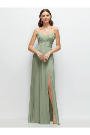After Six 1585 Flattering Pleated Bridesmaid Dress