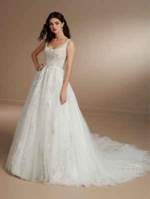 Christina Wu Brides 15854 Classic Lace Corset Wedding Gown