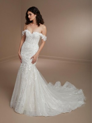 Christina Wu Brides 15855 Romantic Lace Mermaid Gown