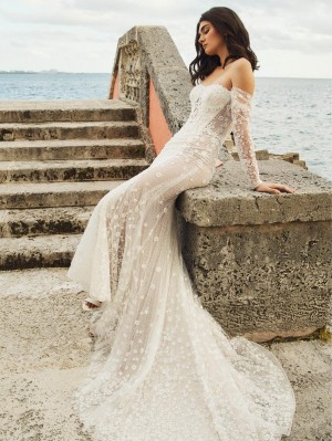 Christina Wu Brides 15857 Stunning Sheer Lace Wedding Dress