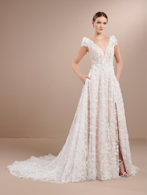 Christina Wu Brides 15868 Lace 3D Bridal Gown