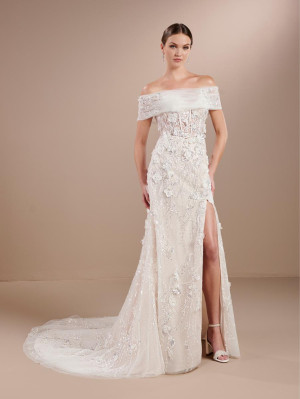 Christina Wu Brides 15872 Shimmer Lace Bridal Gown