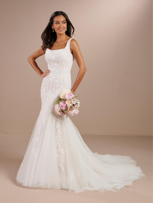 Christina Wu Brides 15873 Beaded Lace Wedding Gown