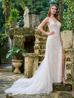 Christina Wu Brides 15886 Beautiful Beaded Lace Bridal Gown