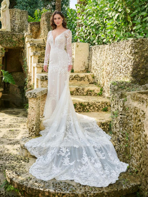 Christina Wu Brides 15888 Removable Long Sleeve Bridal Gown