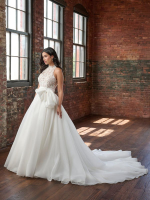 Christina Wu Brides 15907 High Halter Neck Wedding Gown