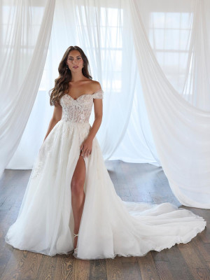 Christina Wu Brides 15909 3D Floral Wedding Gown
