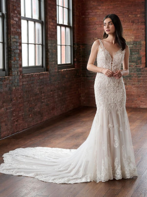 Christina Wu Brides 15916 Beaded Lace Wedding Gown