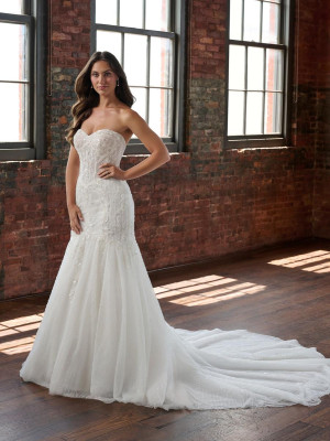 Christina Wu Brides 15918 Lace Organza Wedding Gown