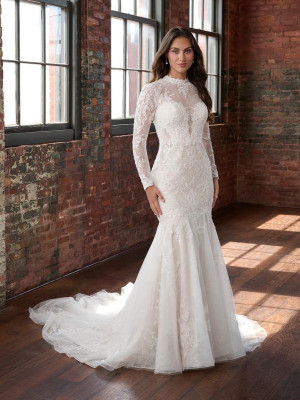 Christina Wu Brides 15920 Lace Long Sleeve Wedding Gown
