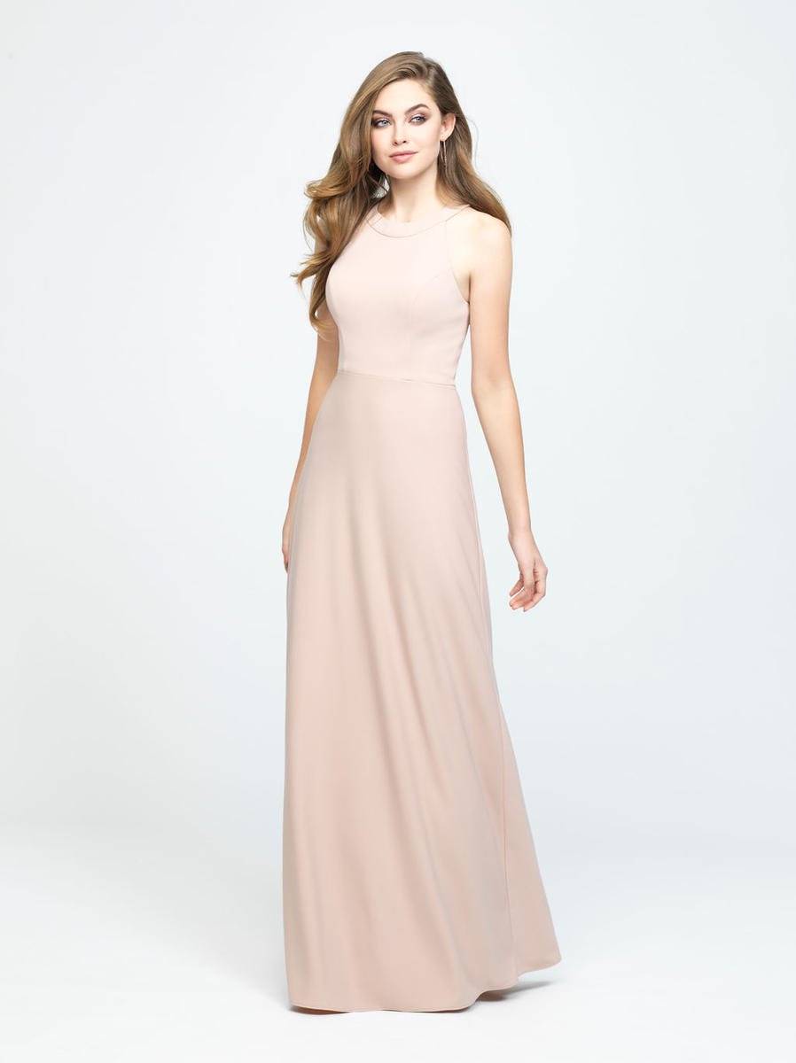 Allure 1600 Modern Crepe Bridesmaid Dress French Novelty