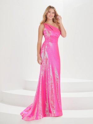 Tiffany Designs 16006 One Shoulder Sequin Prom Dress