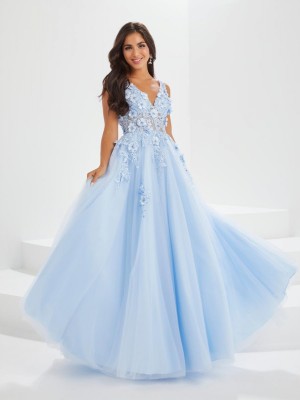 Tiffany Designs 16031 Floral 3D Lace Prom Dress