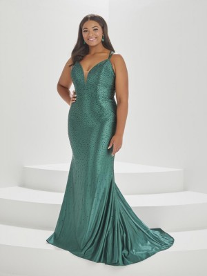 Tiffany Plus 16038 Strappy Back Prom Dress
