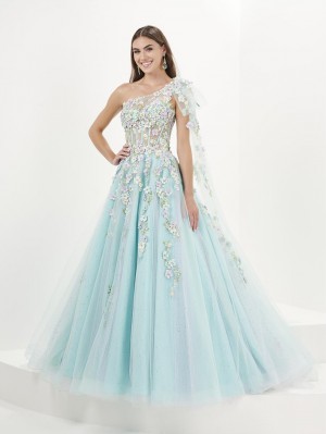 Tiffany Designs 16079 One Shoulder A-Line Prom Dress