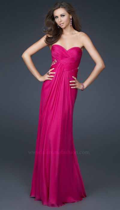 Silk Chiffon Prom Dresses