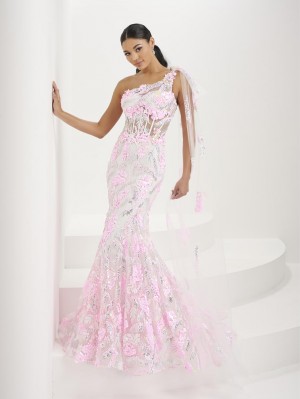 Tiffany Designs 16082 Romantic One Shoulder Prom Dress