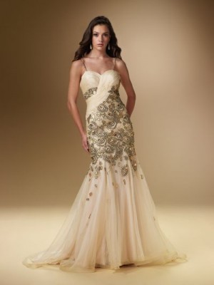 Rina Di Montella 1610 Organza Mermaid Mothers Dress